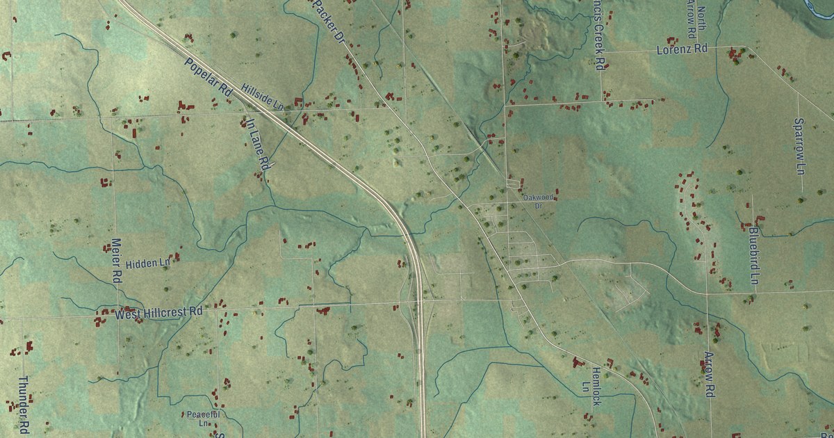 Map of Kossuth, Wisconsin in 2026