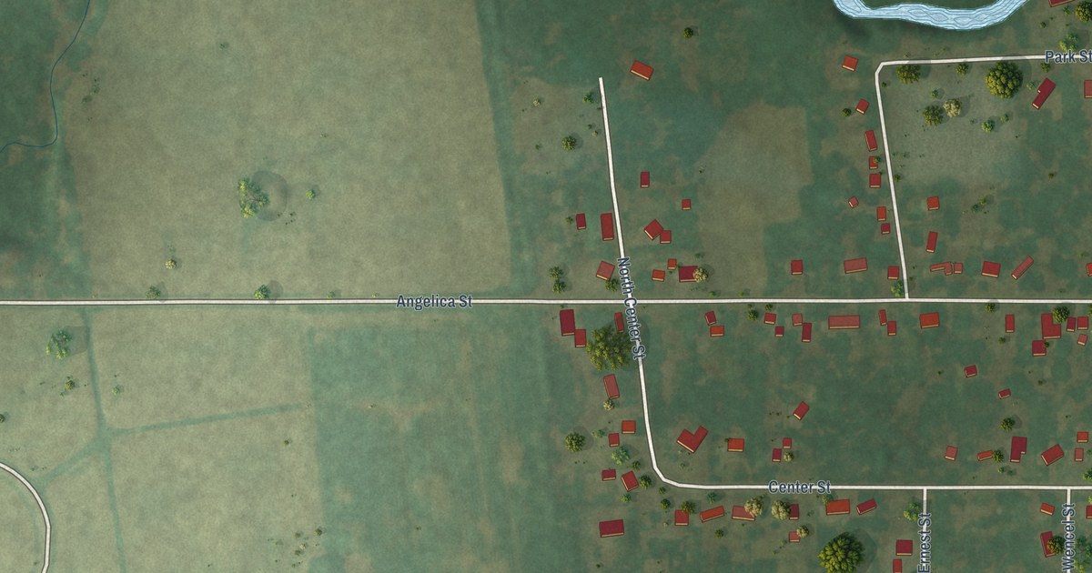 Map of Krakow, Wisconsin in 2026