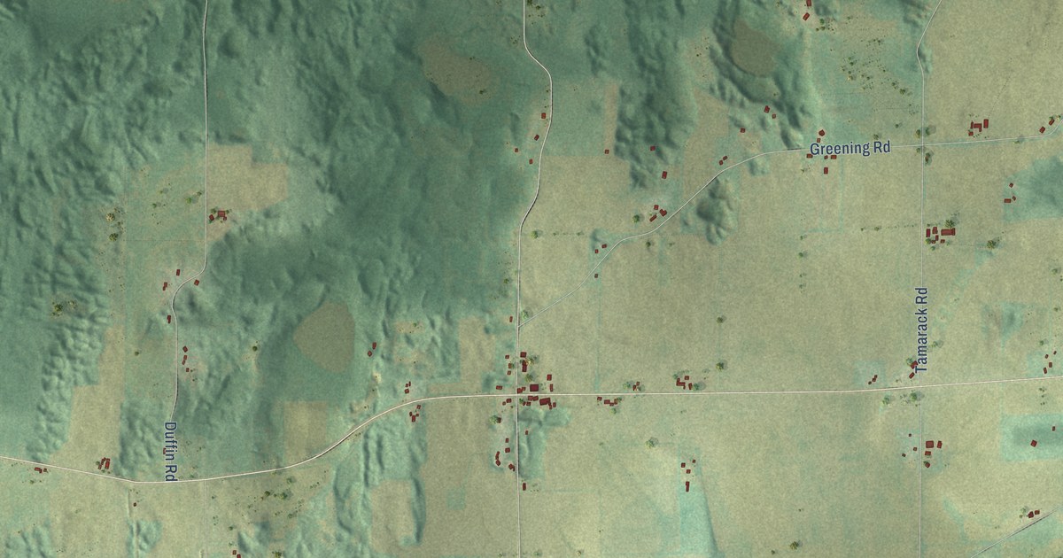 Map of La Grange, Walworth County, Wisconsin in 2026