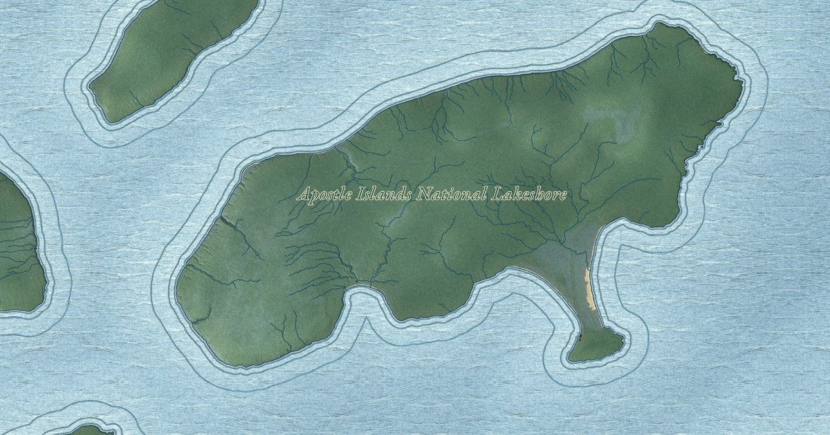 Map of La Pointe, Wisconsin in 2026
