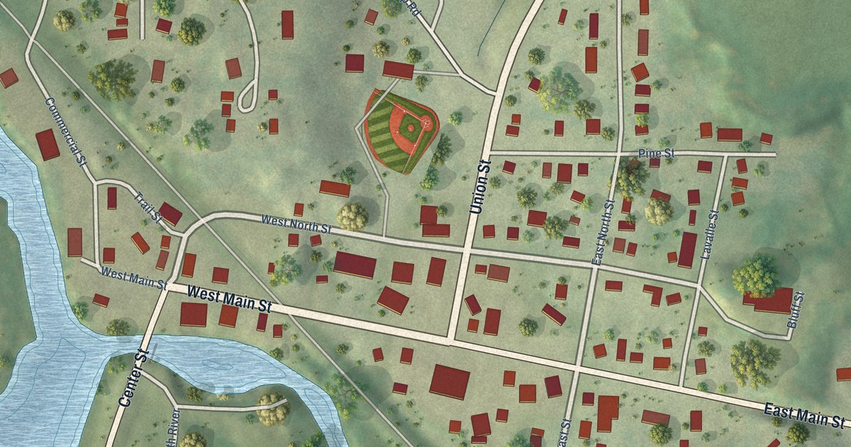Map of La Valle, Wisconsin in 2026
