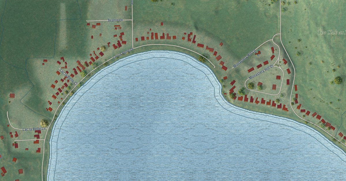 Map of Lac La Belle, Wisconsin in 2026