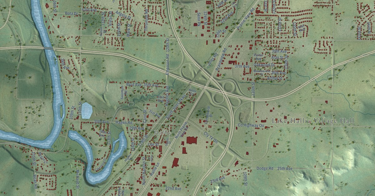 Map of Lake Hallie, Wisconsin in 2026