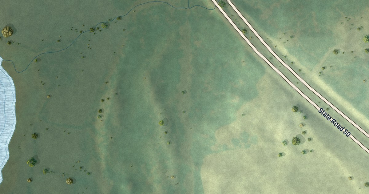 Map of Lake Ivanhoe, Wisconsin in 2026