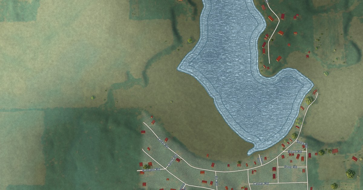 Map of Lake Lorraine, Wisconsin in 2026