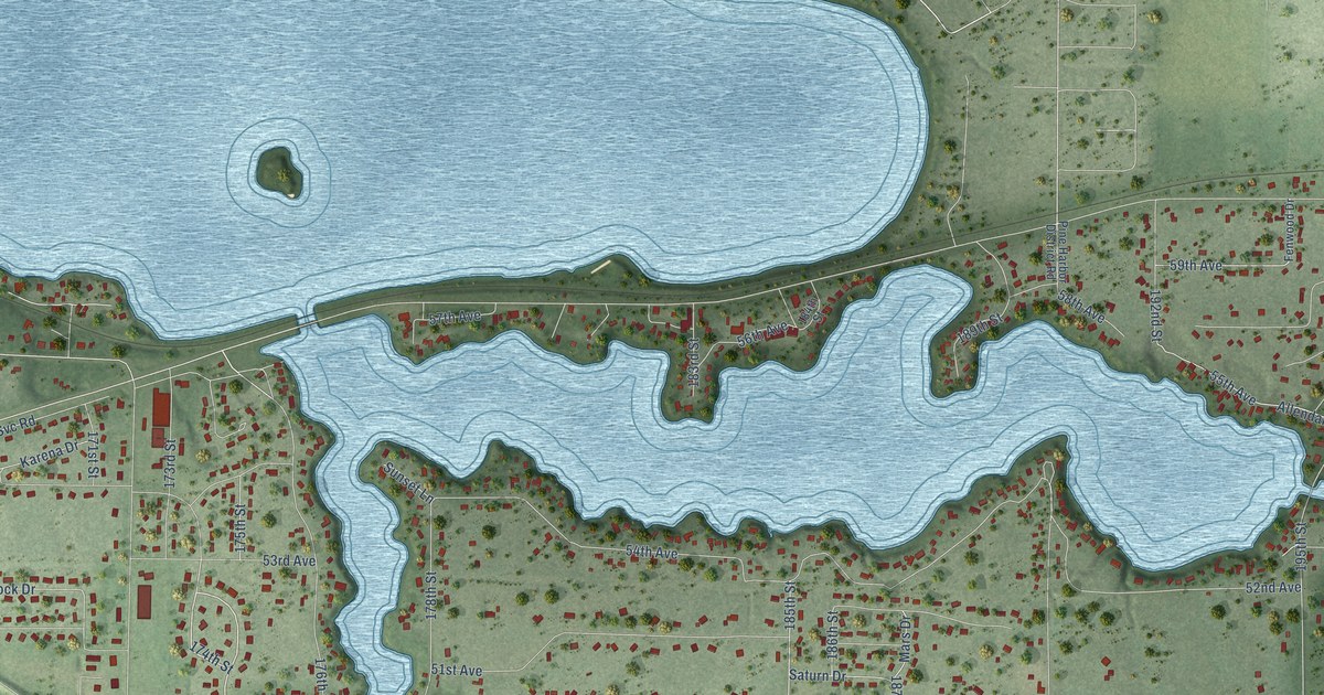 Map of Lake Wissota, Wisconsin in 2026
