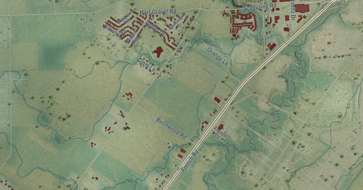 Map of Lawrence, Brown County, Wisconsin in 2026