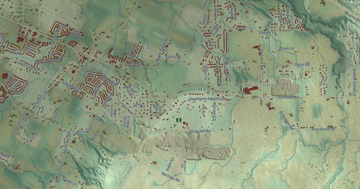 Map of Ledgeview, Wisconsin in 2026