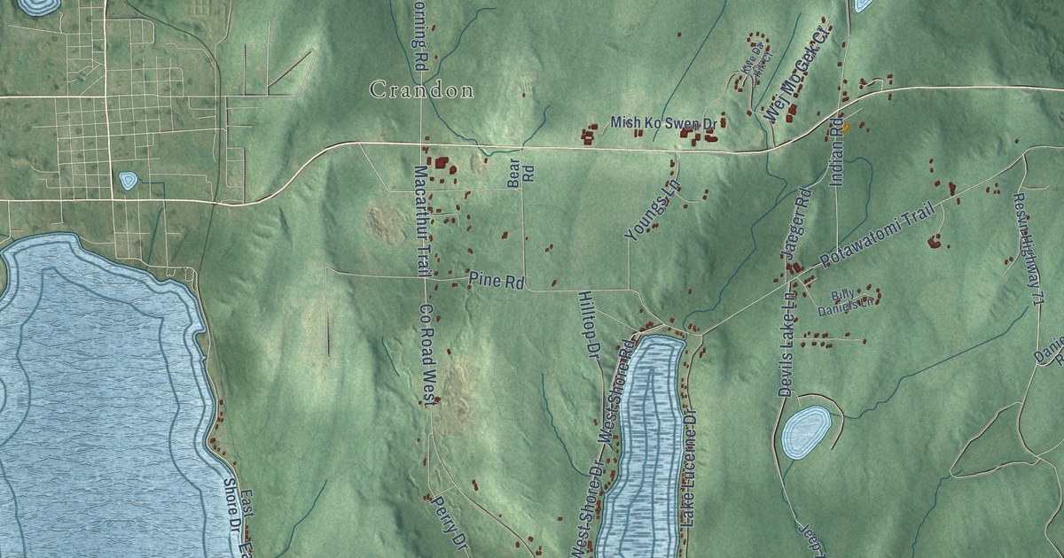 Map of Lincoln, Forest County, Wisconsin in 2026