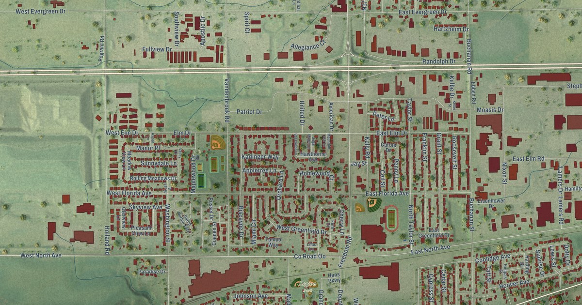 Map of Little Chute, Wisconsin in 2026