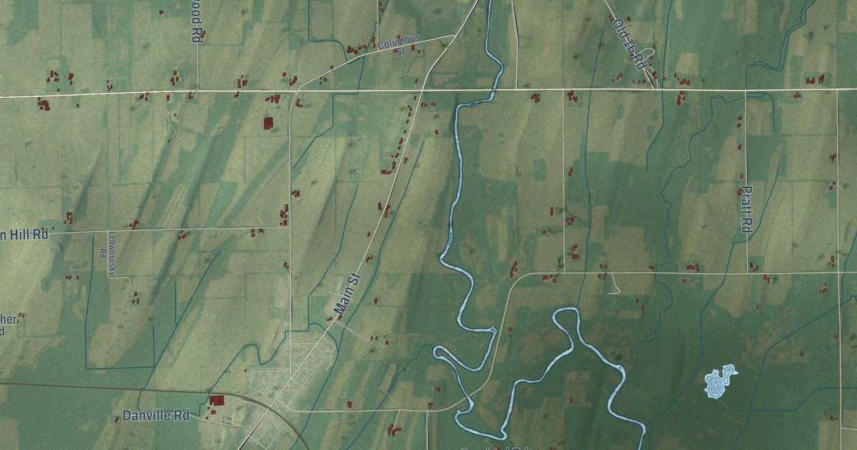 Map of the Town of Lowell, Wisconsin in 2026
