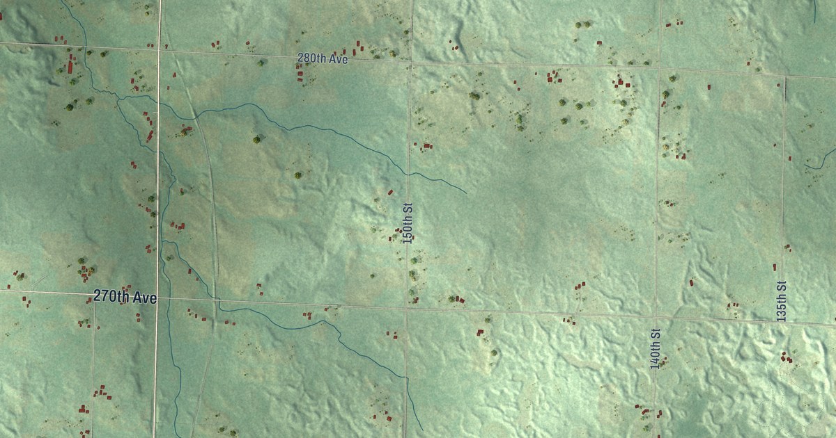 Map of the Town of Luck, Wisconsin in 2026