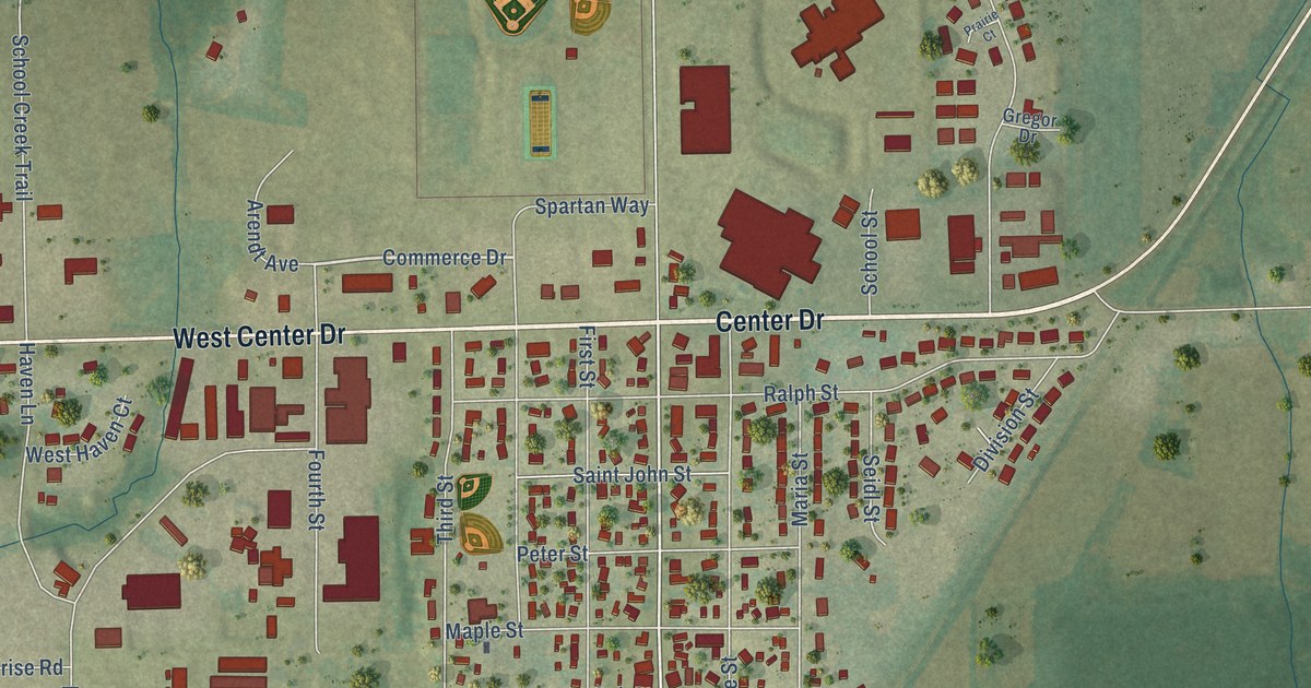Map of Luxemburg, Wisconsin in 2026