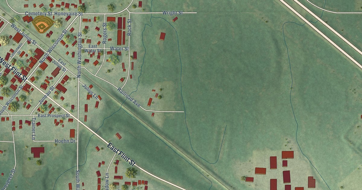 Map of Lyndon Station, Wisconsin in 2026