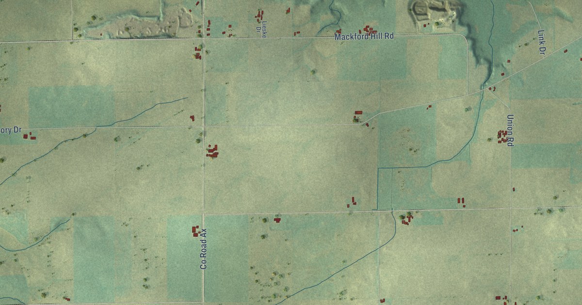 Map of Mackford, Wisconsin in 2026