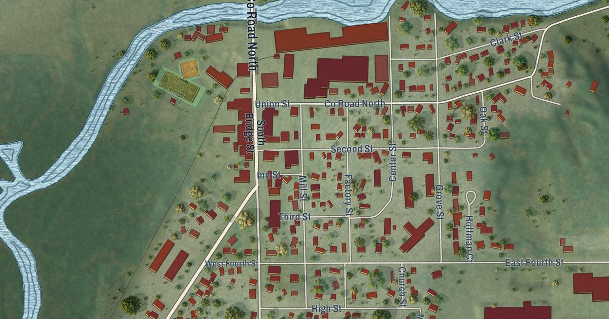 Map of Manawa, Wisconsin in 2026