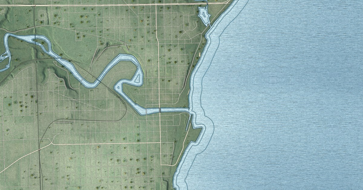 Map of the Town of Manitowoc, Wisconsin in 2026