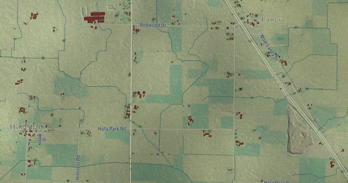 Map of Maple Grove, Shawano County, Wisconsin in 2026