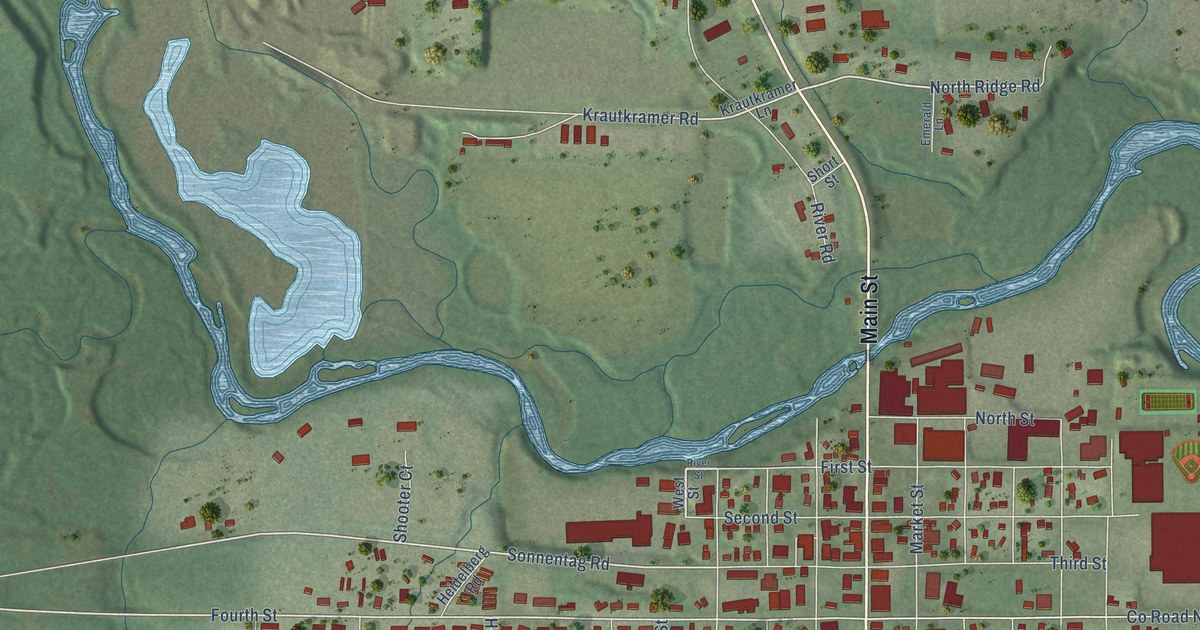 Map of Marathon City, Wisconsin in 2026