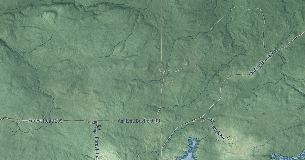 Map of Marengo, Wisconsin in 2026