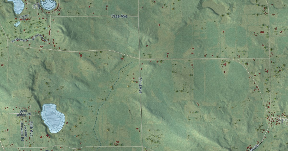 Map of Marion, Waushara County, Wisconsin in 2026