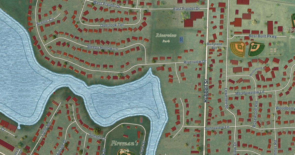 Map of Marshall, Dane County, Wisconsin in 2026