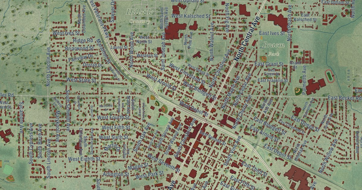 Map of Marshfield, Wood County, Wisconsin in 2026