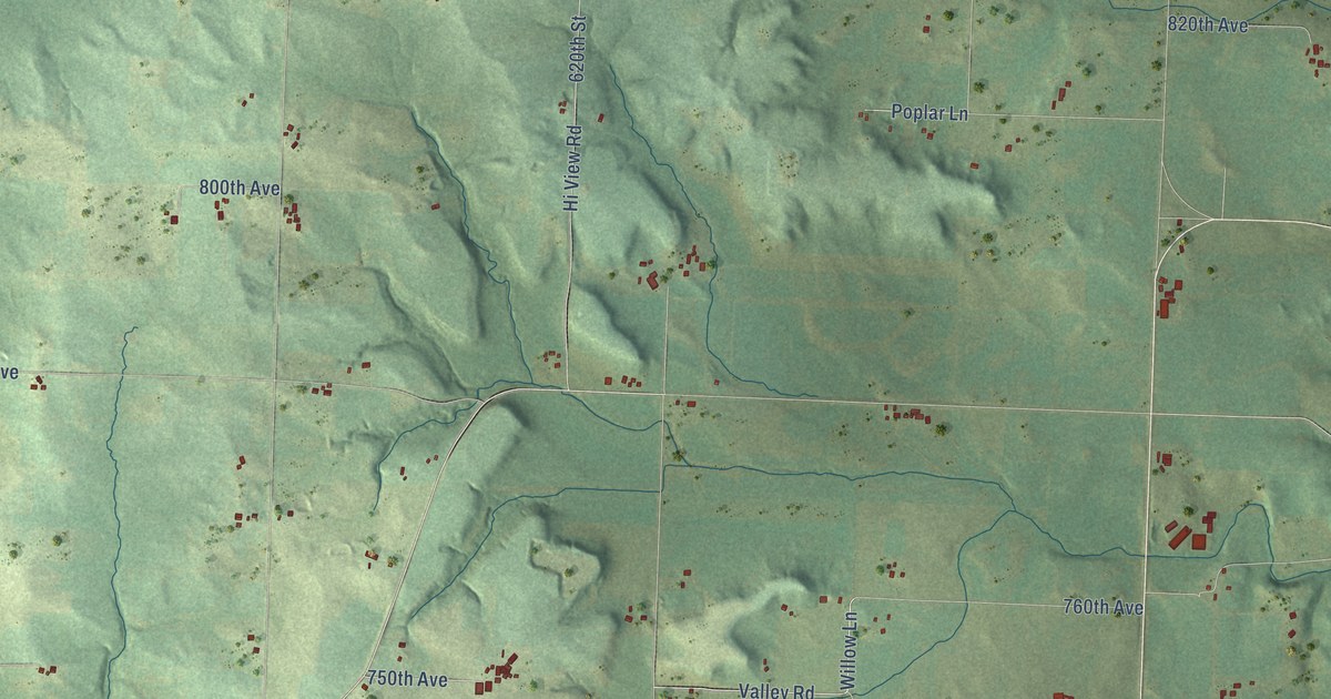 Map of Martell, Wisconsin in 2026