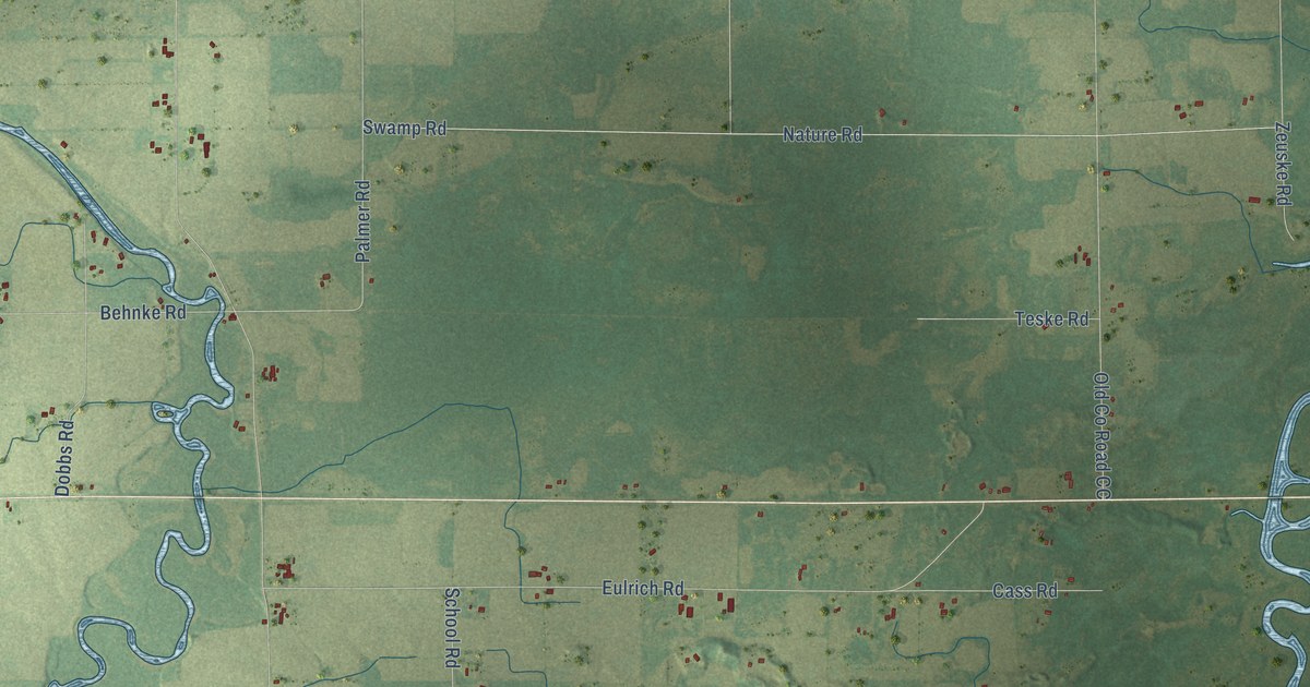 Map of Matteson, Wisconsin in 2026