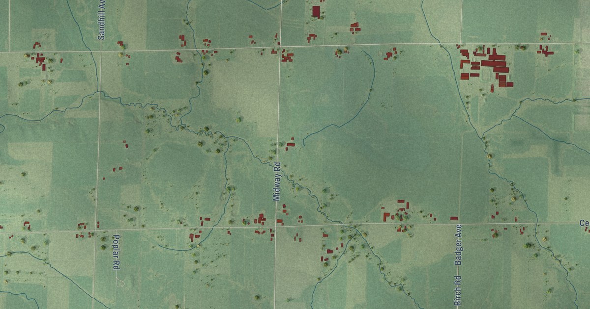Map of Mayville, Clark County, Wisconsin in 2026