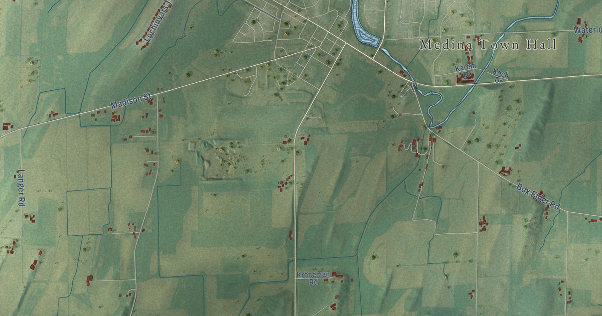 Map of Medina, Wisconsin in 2026