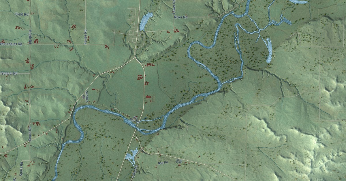 Map of the Town of Melrose, Wisconsin in 2026