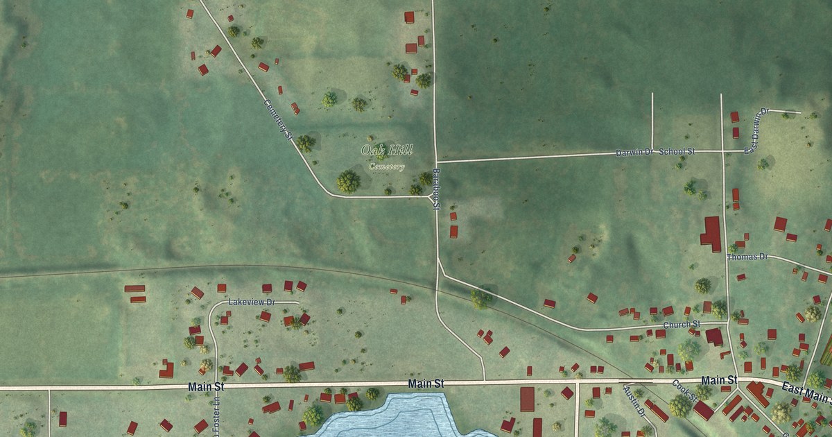 Map of Merrimac, Wisconsin in 2026