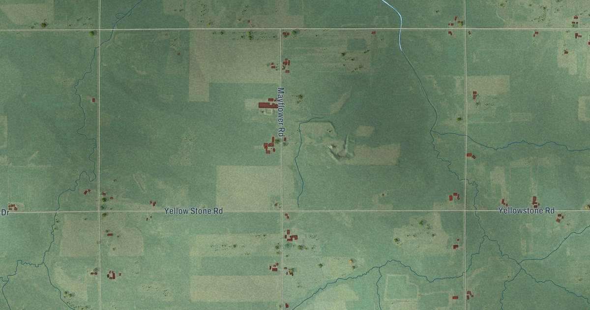 Map of the Town of Milladore, Wisconsin in 2026