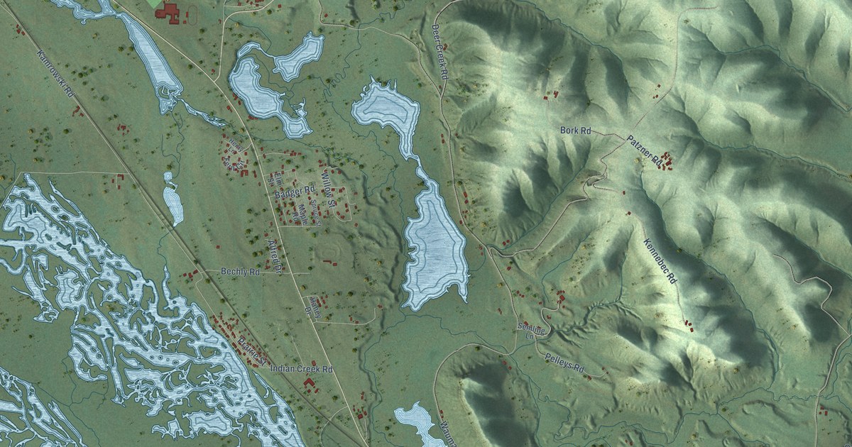 Map of the Town of Milton, Buffalo County, Wisconsin in 2026