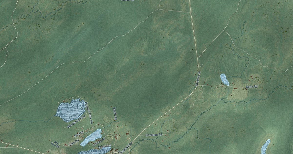 Map of Monico, Wisconsin in 2026