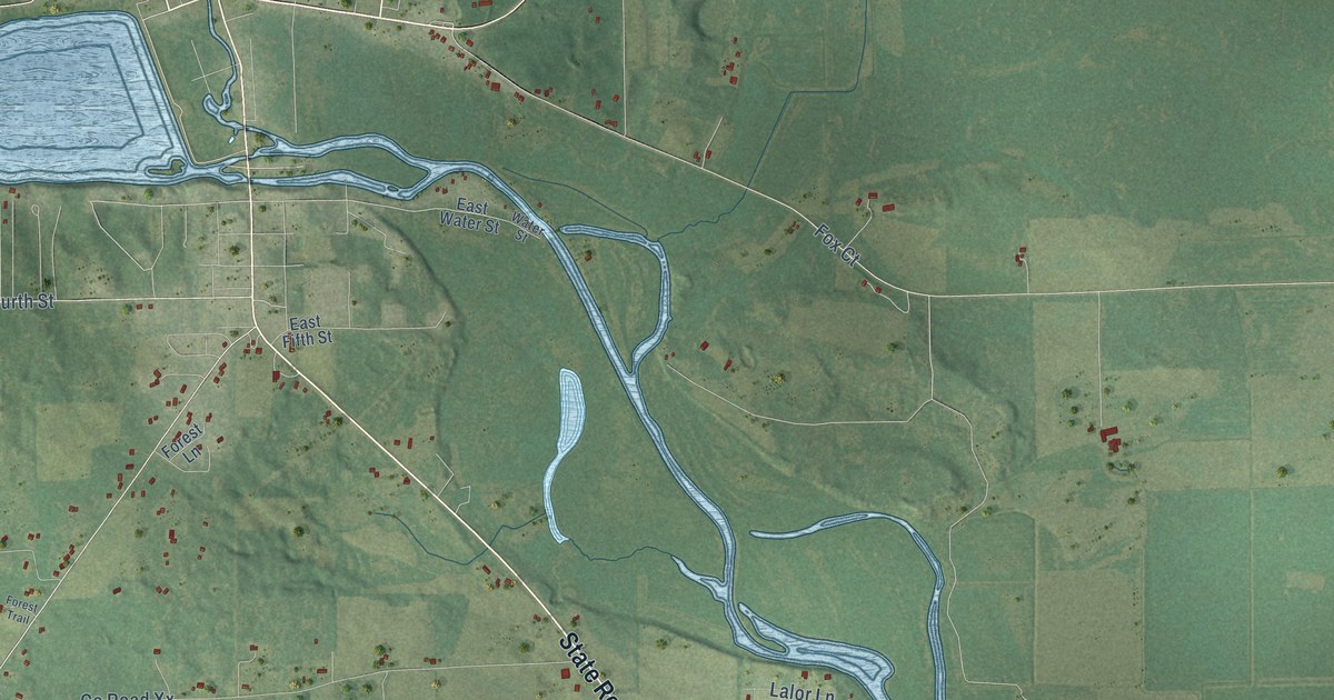 Map of the Town of Montello, Wisconsin in 2026