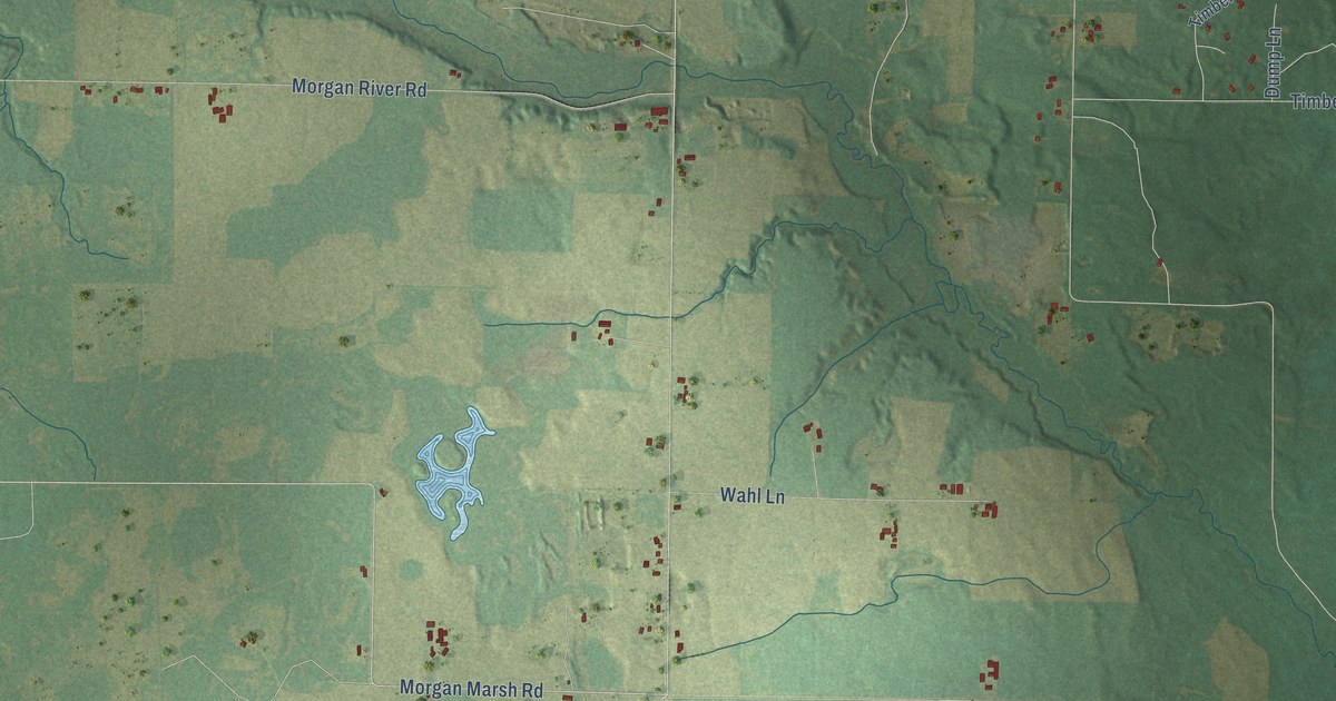 Map of Morgan, Wisconsin in 2026
