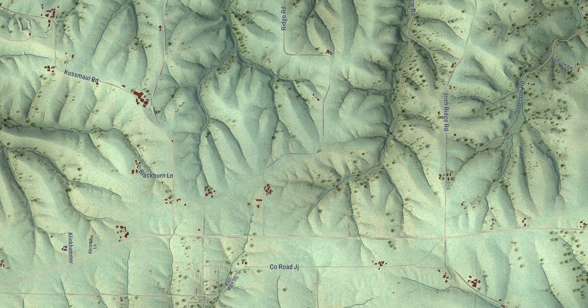 Map of the Town of Mount Hope, Wisconsin in 2026