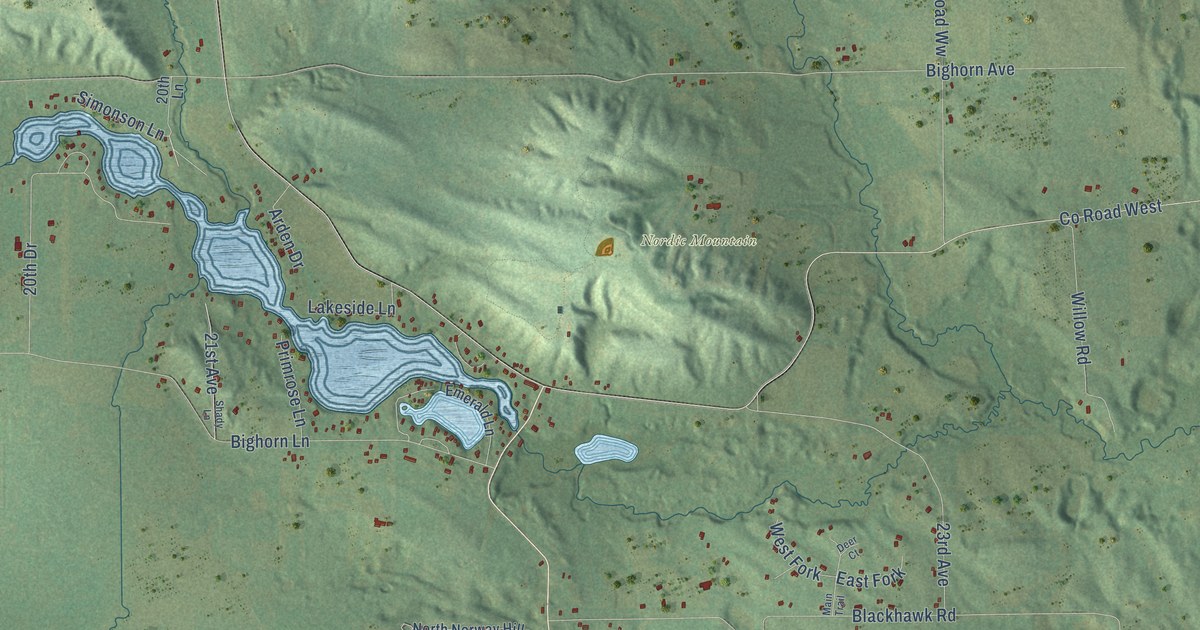 Map of Mount Morris, Wisconsin in 2026