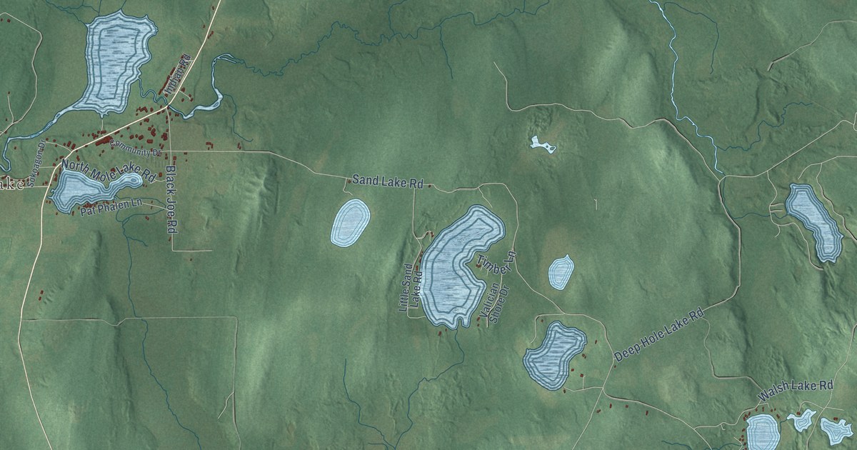 Map of Nashville, Wisconsin in 2026