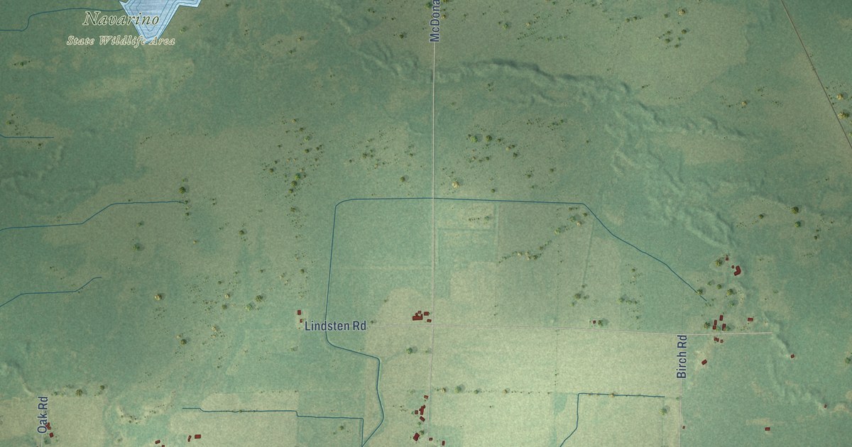 Map of Navarino, Wisconsin in 2026
