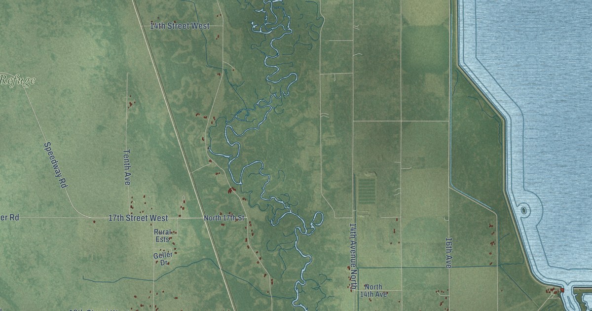 Map of the Town of Necedah, Wisconsin in 2026
