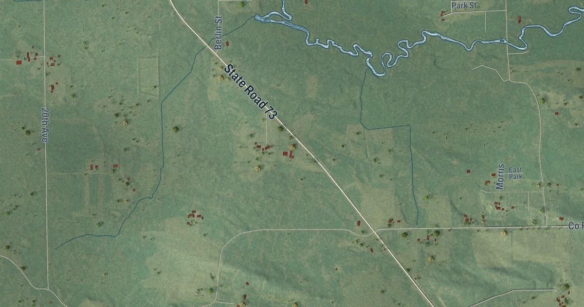 Map of the Town of Neshkoro, Wisconsin in 2026