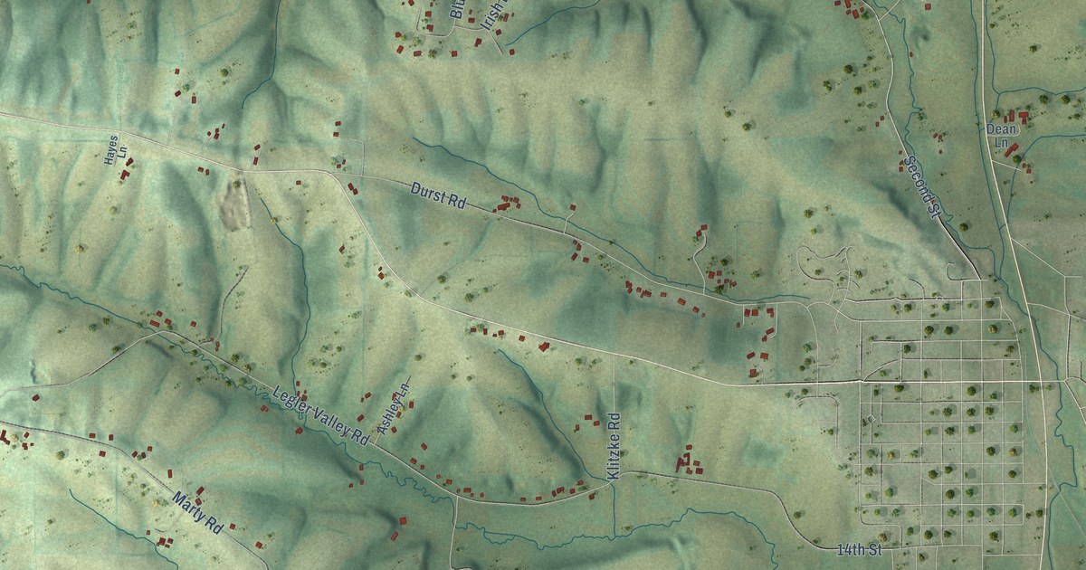Map of the Town of New Glarus, Wisconsin in 2026