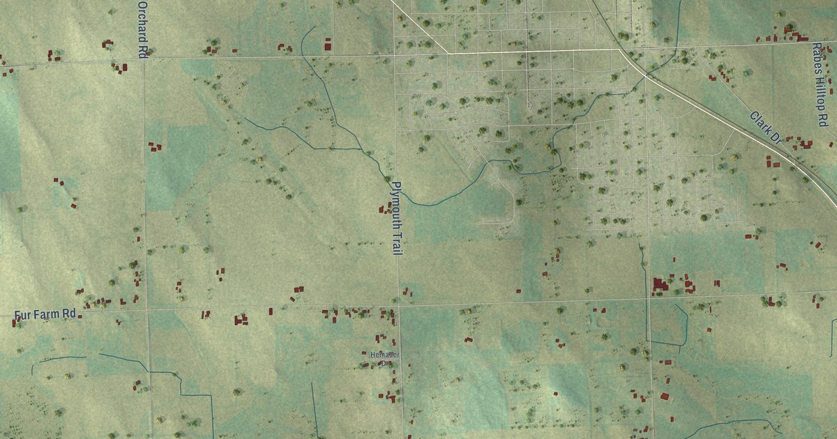 Map of the Town of New Holstein, Wisconsin in 2026