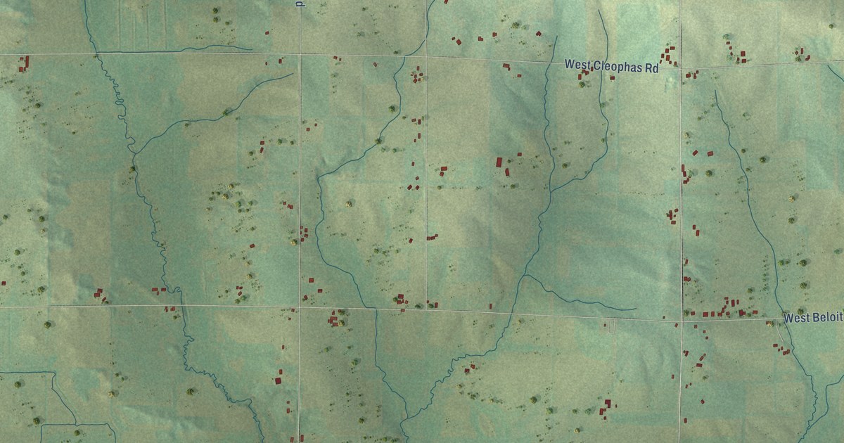 Map of Newark, Wisconsin in 2026