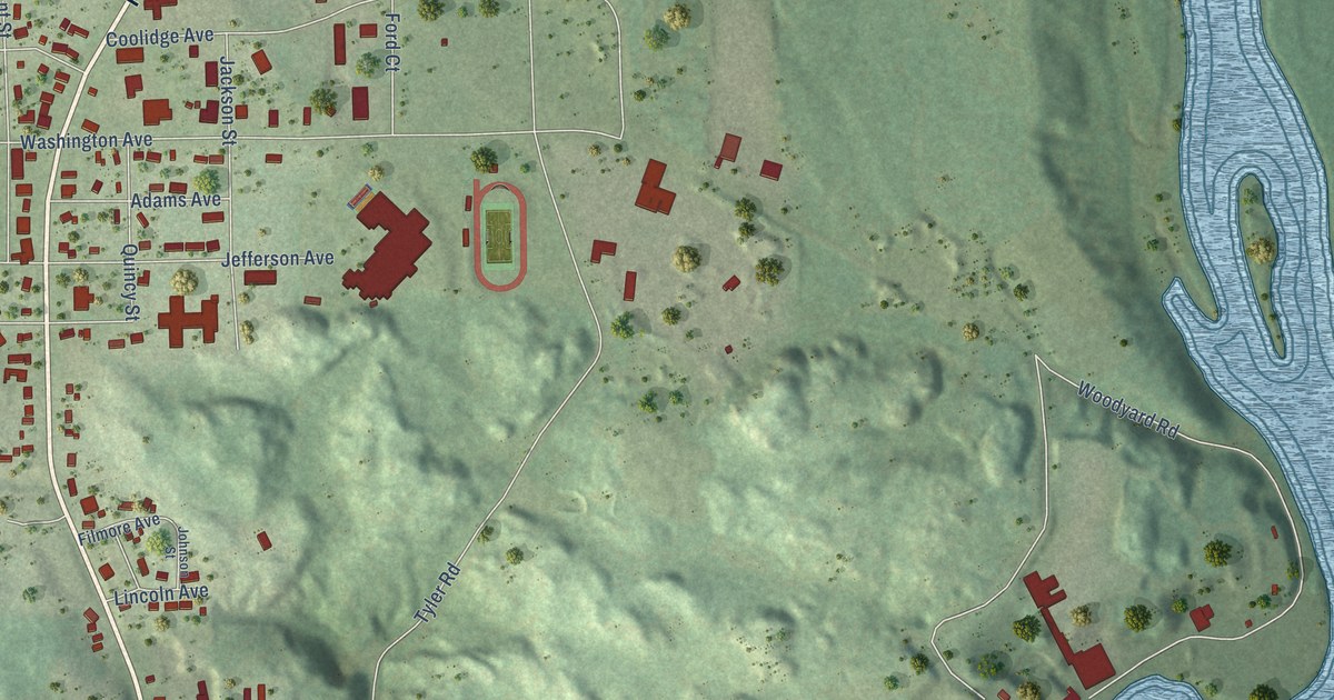 Map of Niagara, Wisconsin in 2026