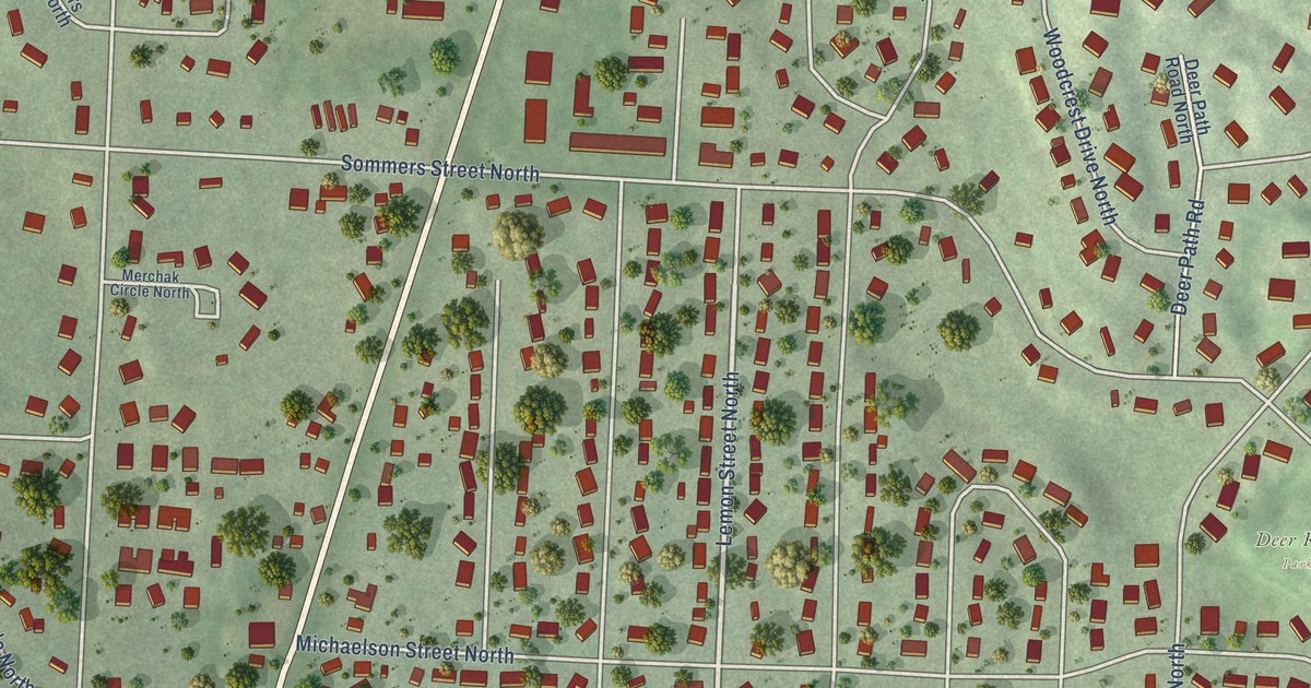 Map of North Hudson, Wisconsin in 2026