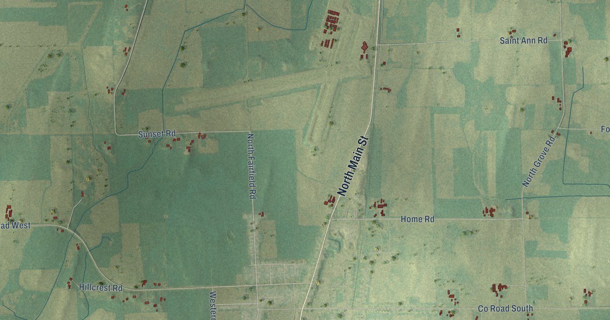Map of Oak Grove, Dodge County, Wisconsin in 2026